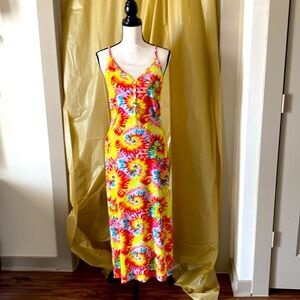 Love brand maxi, tie-dyed summer dress